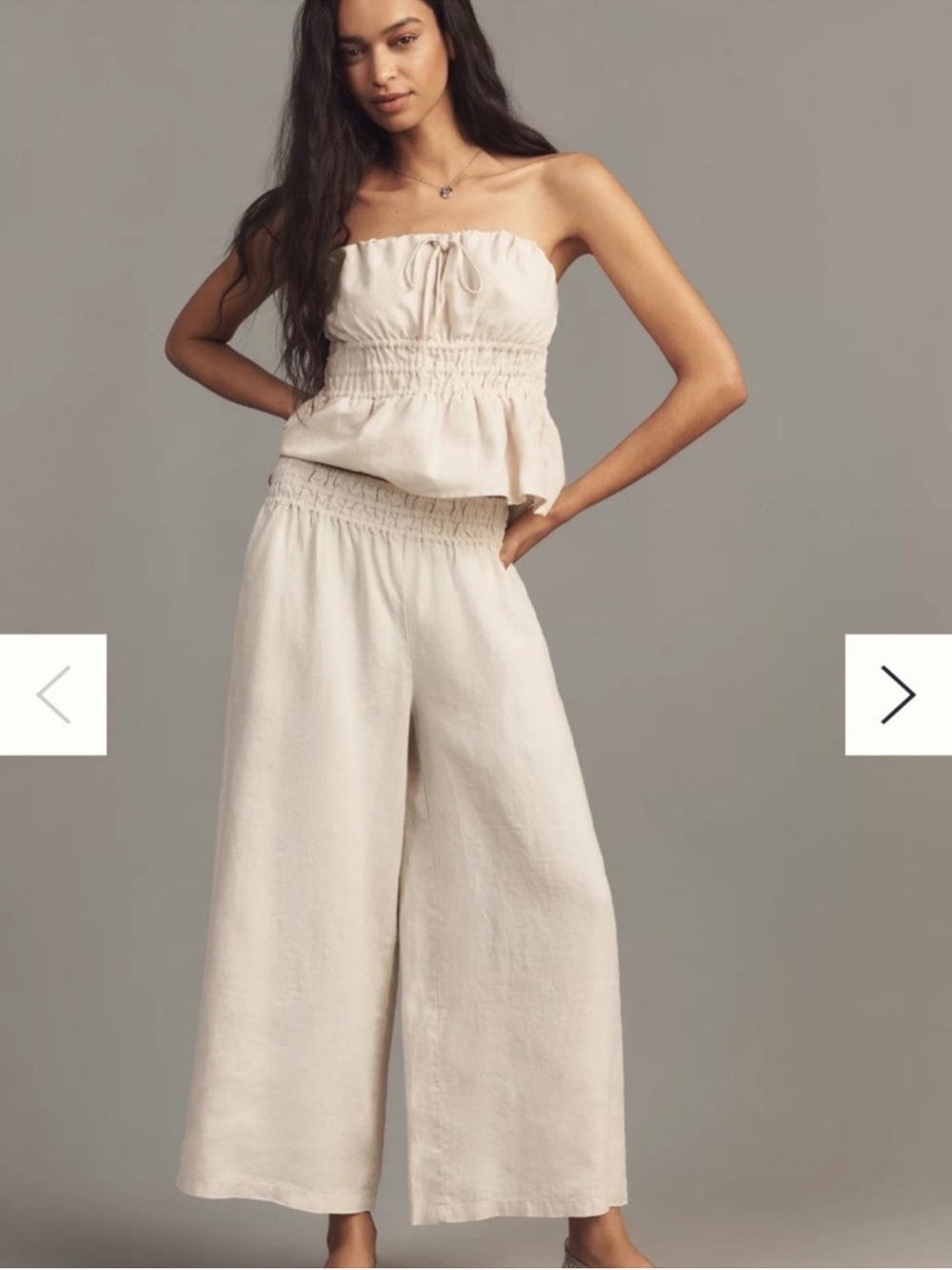 Anthropologie Somerset 100%
Linen Pull-On Pants Tan size 3XL - Picture 4 of 8
